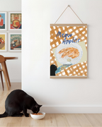 Meow Appétit Kitchen Print