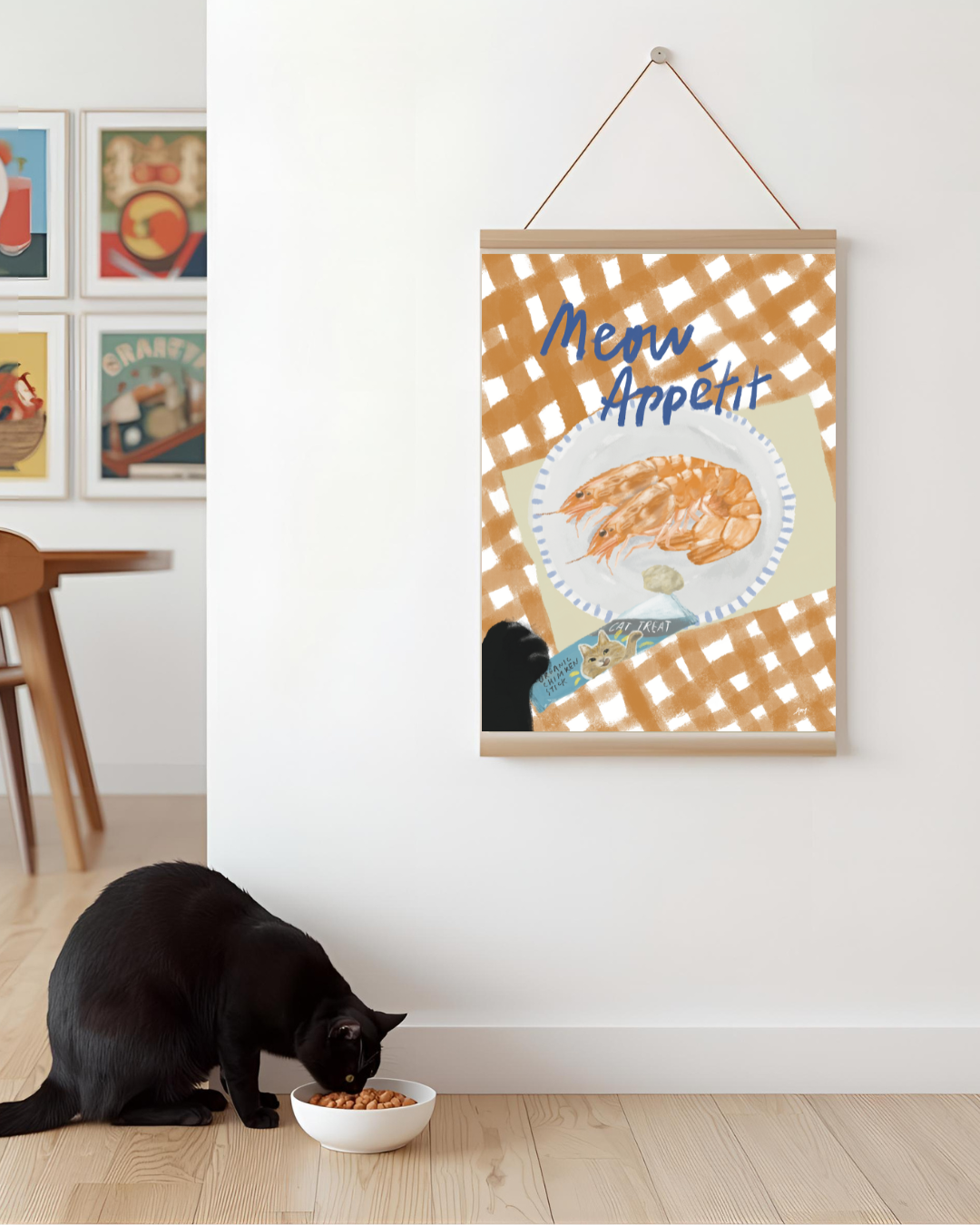 Meow Appétit Kitchen Print