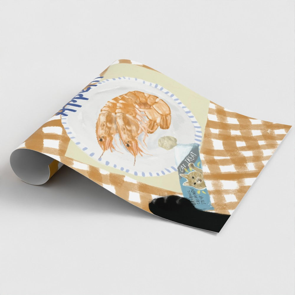 Unframed art print of Meow Appetit illustration